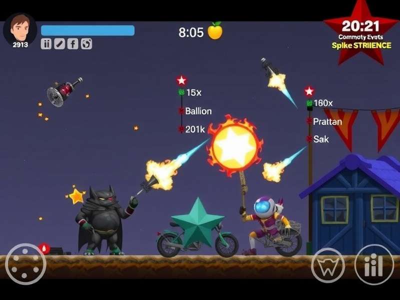 Spike Strike Gameplay Screenshot